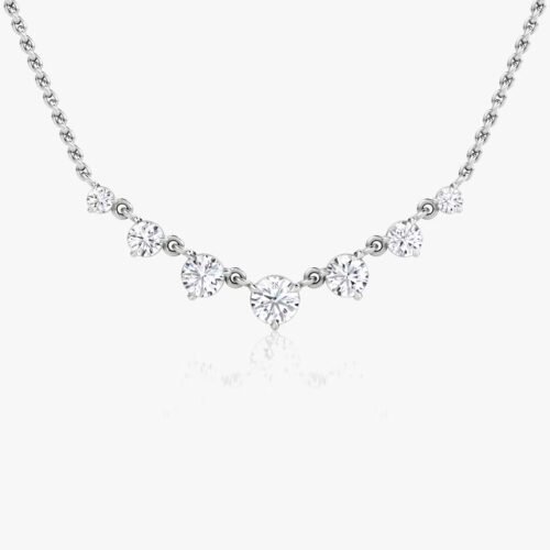 Diamond Tennis Pendant Necklace